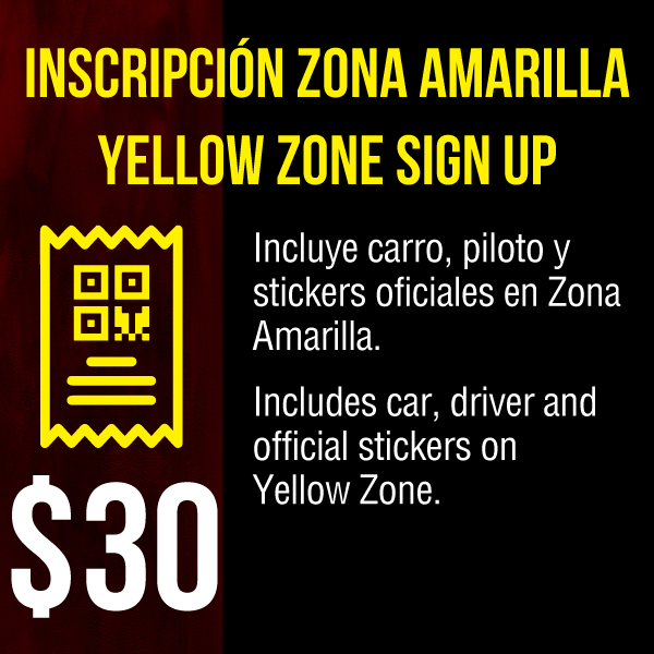 Inscripción Zona Amarilla (Domingo)